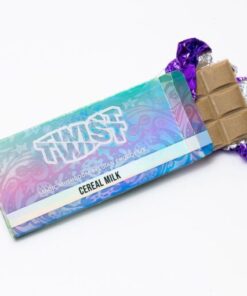 Twist Mushroom Chocolate Bar, we wanted to make sure that everyone could enjoy a magic mushroom chocolate bar. Thatβs why we created a delicious twist mushroom chocolate bar flavors. This chocolate bar comes with psilocybin, ready to lift your consciousness to new heights. What it doesnβt with is any animal products of any kind.